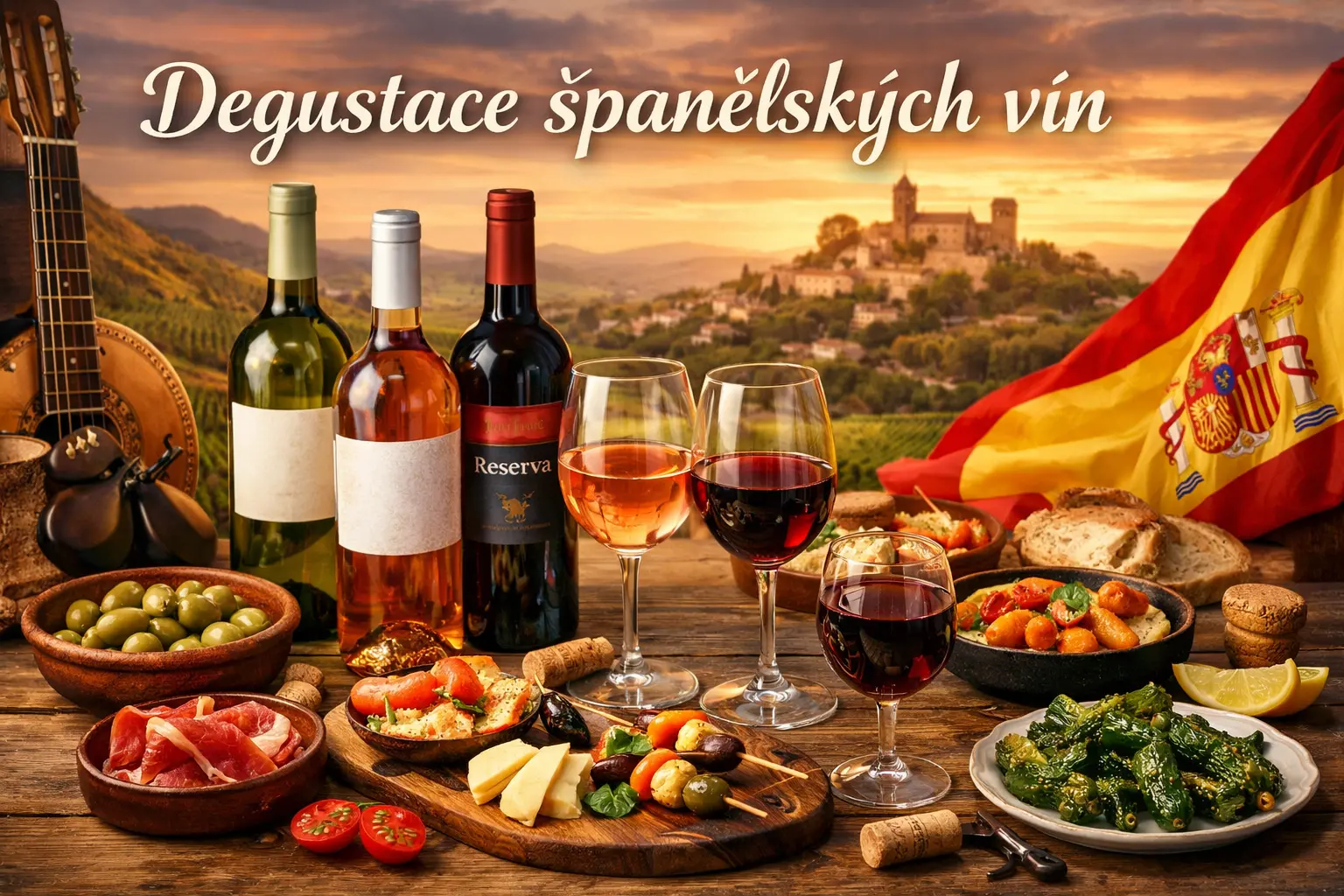 Degustace vín ze Španělska – komentovaný večer plný chutí